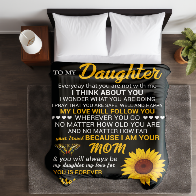 To My Daughter | FLM Arctic Fleece Blanket 50x60