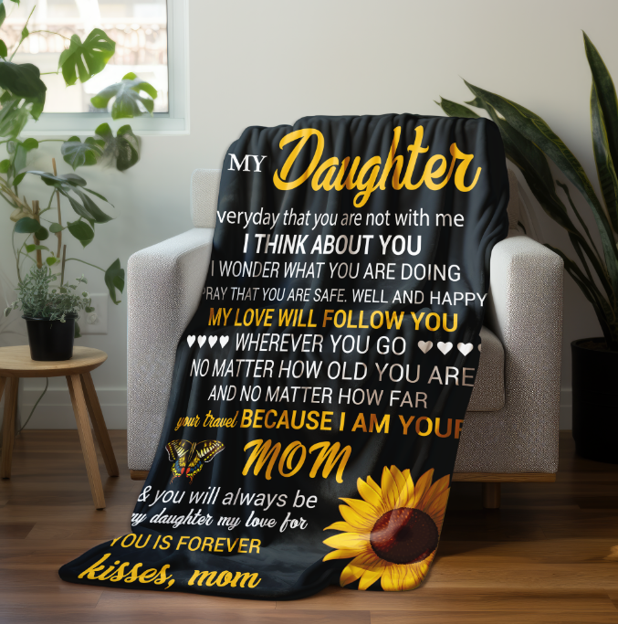 To My Daughter | FLM Arctic Fleece Blanket 50x60