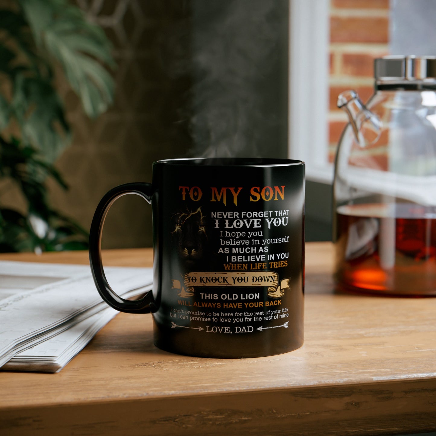 To My Son | Black Mug (11oz, 15oz)